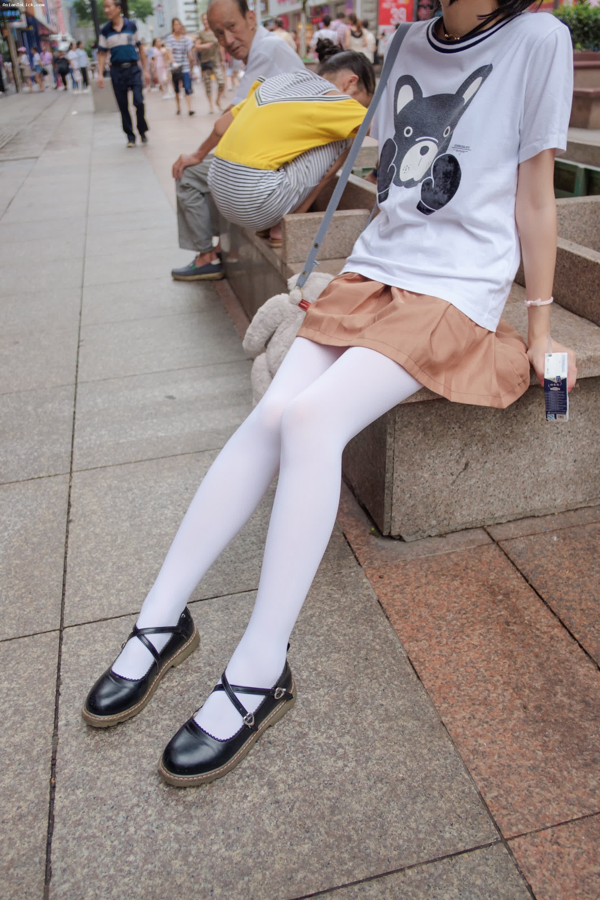 图库-高中生的户外白丝_森萝财团BETA系列-004